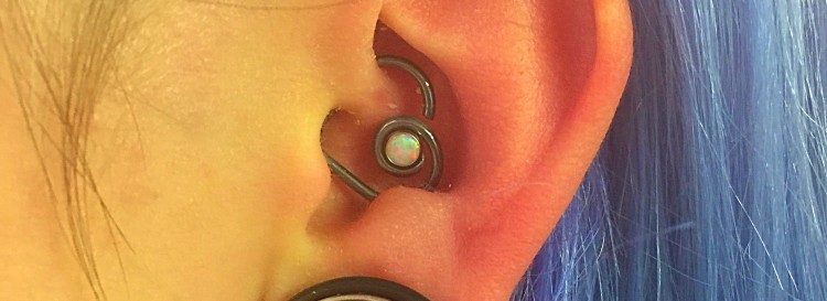 Opal ear hearts